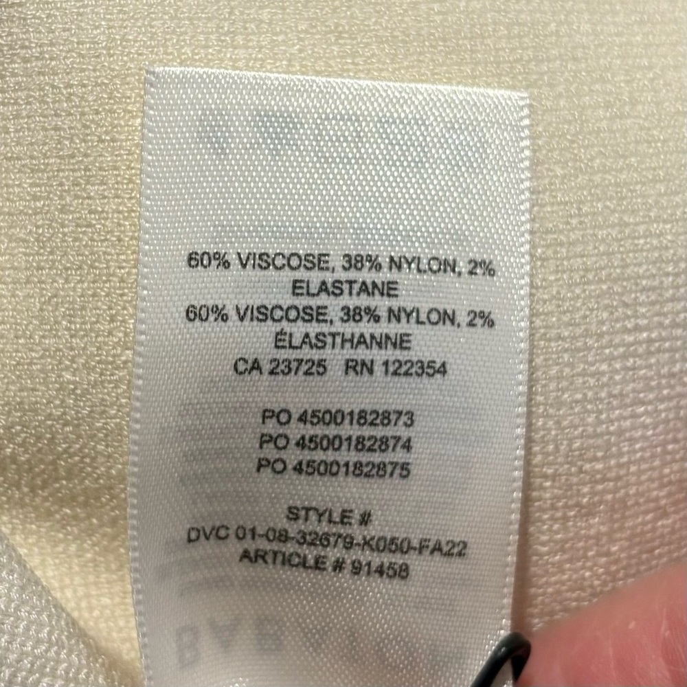 BABATON Sz M by Aritzia  Lariat Bodycon Bustier in the Colour Birch Dress NEW - Picture 7 of 7